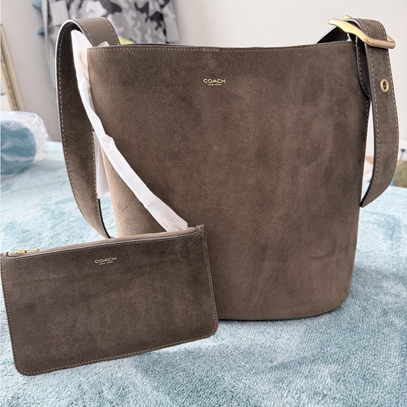 Coach Bleecker Bucket Bag - Olive - Picture 5 of 8